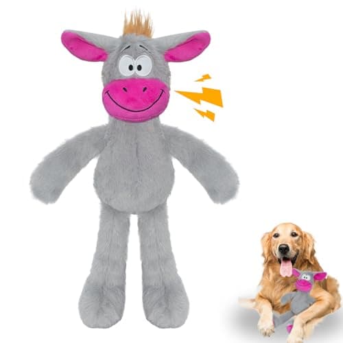LSSYYQQ Squeaky Plush Dog Toy for Small & Medium Breeds