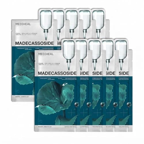 MEDIHEAL Madecassoside Essential Face Sheet Mask, Blemish Repair (10ea)