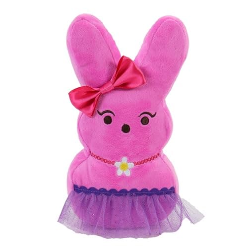 Animal Adventure | 9" Dressed Up Peeps Plush - Bow & Skirt | Easter Basket Stuffed Animals for Kids | Cute & Huggable Ultra Soft Plushie Stuffers Toy Buddy | Collectable Gifts | Aged 3+
