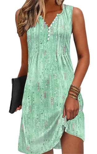 Sundresses for Women 2026 Vacation Swim Cover up Beach Boho Summer Dresses