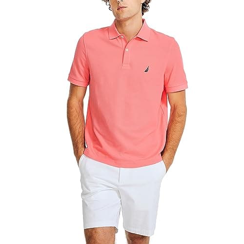 Nautica Sustainably Crafted Deck Polo, Teaberry, XS