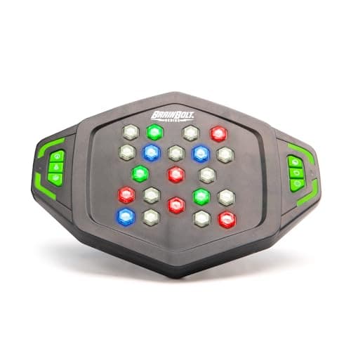Educational Insights BrainBolt Genius - Puzzle Memory Game for Kids, Teens and Adults, Handheld Electronic Brain Travel Games, Gift for Gamers, Games for Kids 8-12, Fidget Memory Game