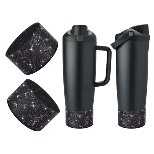 BKBY 2PCS Silicone Boot Compatible with Owala 30oz 40oz 18oz FreeSip Sway Bottles & Tumblers, Protective Anti-Slip Bottom Cover Sleeve for Freesip Sway Tumbler