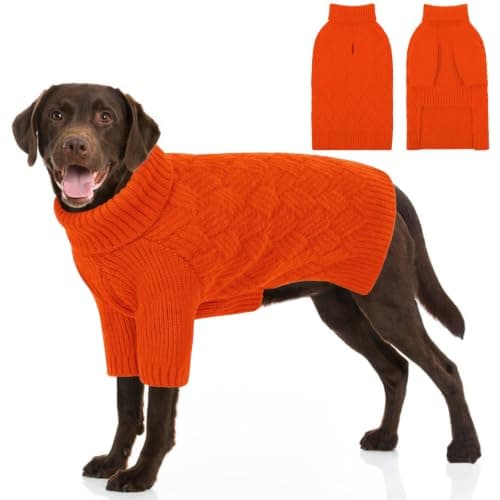 SUNFURA Dog Sweater, Christmas Sweaters for Large Dogs
