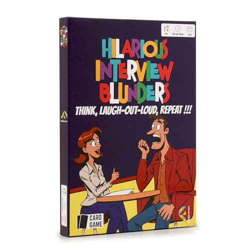Feltango Hilarious Interview Blunders, Funny Game for Adults, Game Nights, Travel Games, Board Games, Card Games for Adults, Party Games, Funny Games, Board Games for Family Night
