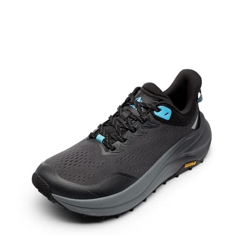 NORTIV 8 Men's Wide Toe Box Trail Running Shoes Cushion Walking Barefoot Tennis Workout Gym Cross Training Shoe Fashion Sneakers Whitney,Size 8,Black,SNRS25001M