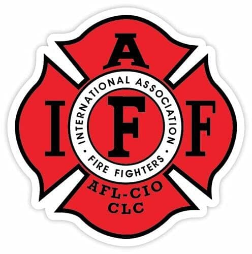 Kramer Fire Fighters International Association IAFF Red Sticker for Car Vinyl Decal Window Truck Window Car Bumper Sticker Laptop Decal Motorcycle Helmet 4" х 4"