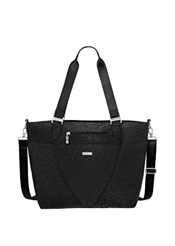 Baggallini Avenue Tote, Black Cheetah Emboss, One Size