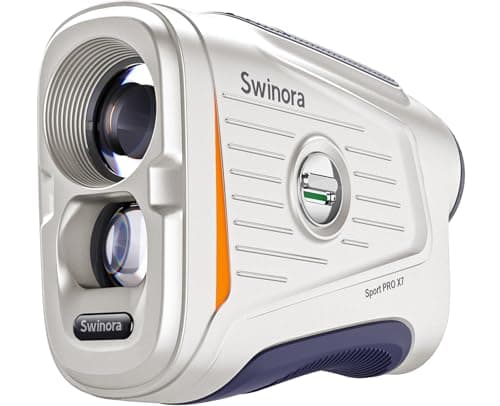 Magnetic Golf Rangefinder with Slope – 7X Magnification, 1300Y Range Finder