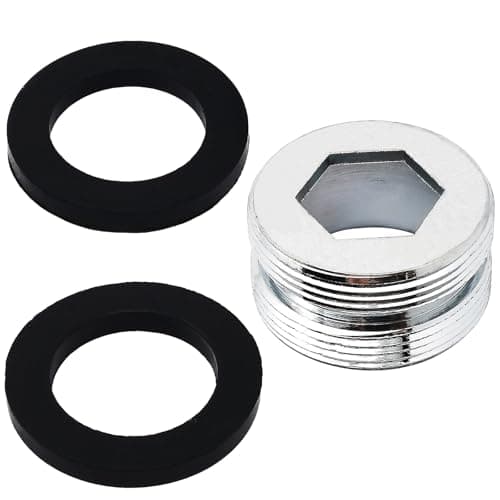 1pcs Faucet Aerator Adapter,24mm Male To 24mm Male Brass Sink Faucet Adapter for Connecting Garden Hose