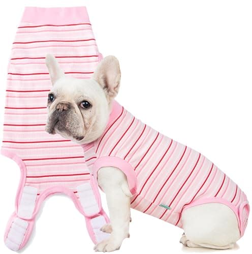 Sebdtico Recovery Suit for Dogs,Dog Surgery Suit Female Spay,Soft Dog Onesie for Surgery Female,Dog Cone Alternative Surgical Recovery Suit Female,Abdominal Wounds Licking Anti Suit for Dogs