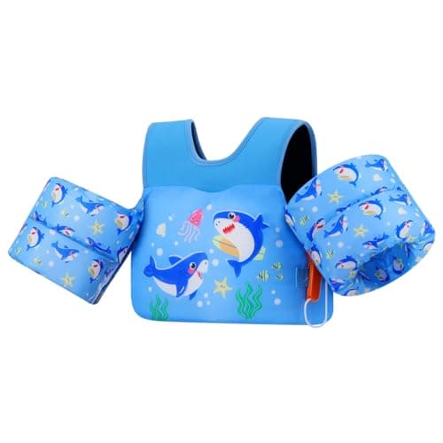 MoKo Toddler Swim Vest 22-66lbs, Swim Arm Floaties Water Wings for Kids