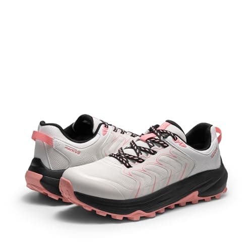 NORTIV 8 Women's Hiking Shoes Lightweight Walking Sneakers with Arch Support Outdoor Work Camping Tennis Workout Cross Training Echo,Size 7,Khaki,NWUMHI2501