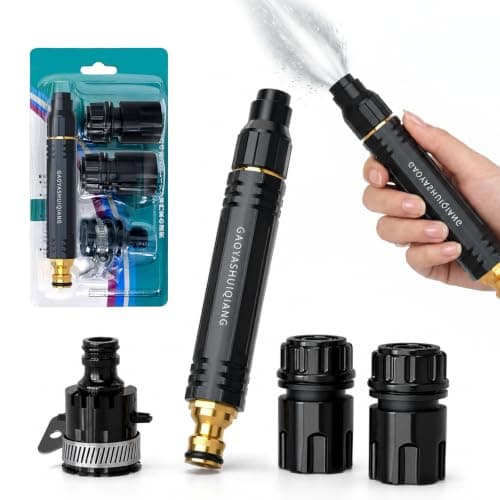 High Pressure Hose Nozzle,2026 New Car Wash Water Gun with Adjustable Spray