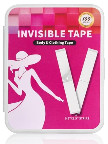 ZPKYDC 100 Strips Double Sided Fashion Tape, Invisible Skin Friendly