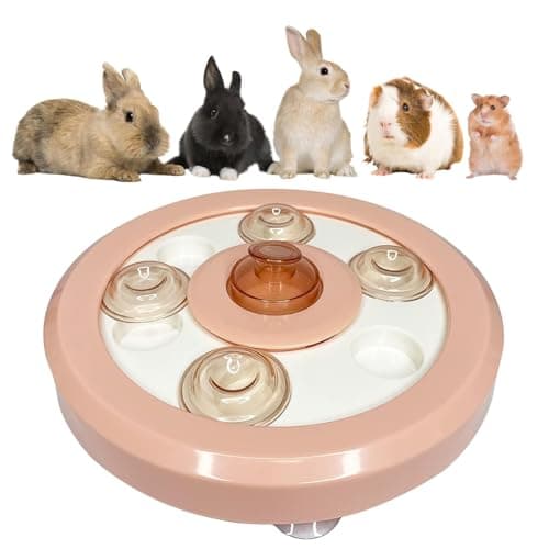 kathson Bunny Enrichment Toys Treat Dispenser Rats Foraging Toy Small Animal Interactive Puzzle ToysBoredom Breaker for Hamster Mouse Ferret Cat Dog