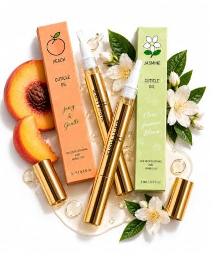 Beauty Power Cuticle Oil Pen 2 Pack, Peach & Jasmine Nail Strengthener