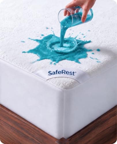 SafeRest Waterproof Queen Size Mattress Protector