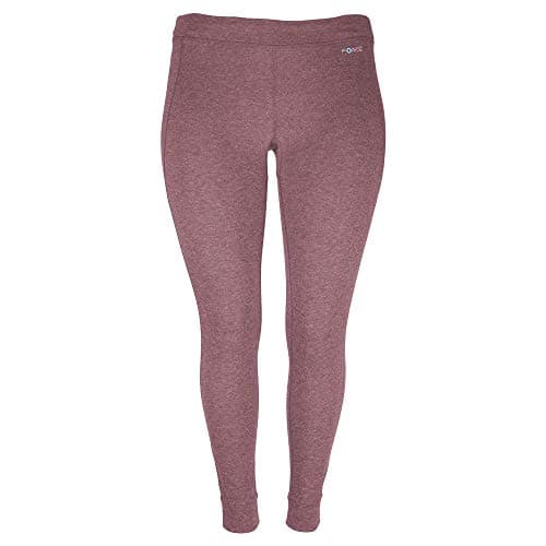 Carhartt Women's Force Heavyweight Heathered Knit Base Layer Pant, Deep Wine Heather, X-Small