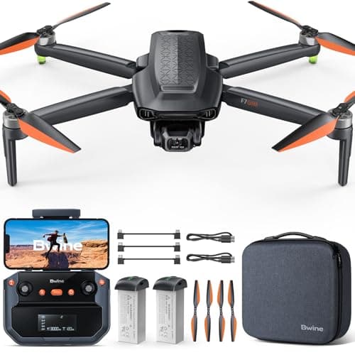 Bwine F7GIM 4K Video 6K Photo Drones with Camera for Adults 3-Axis Gimbal．