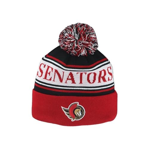 Ottawa Senators NHL Officially Licensed Beanie Pom Finish Line Team Color