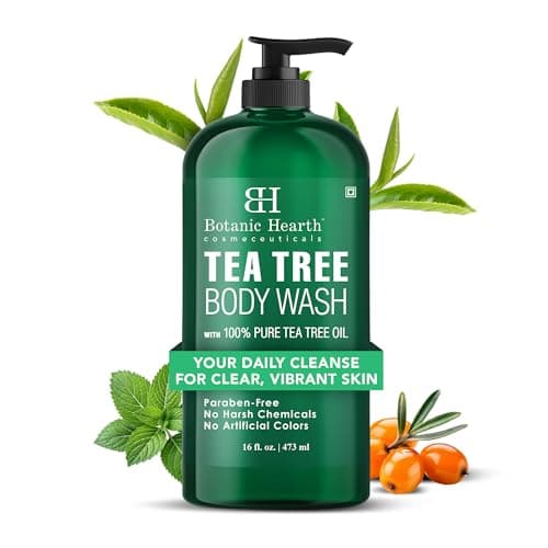 Botanic Hearth Tea Tree Body Wash With 100% Tea Tree Oil - 16 Fl oz