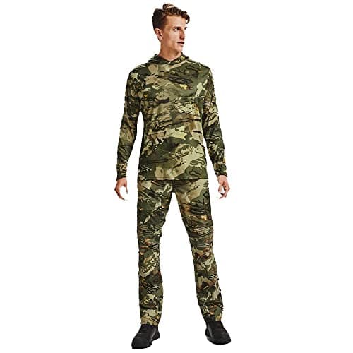 Under Armour mens Backwoods Straight Leg Pants , Ua Forest 2.0 Camo (988)/Black , 34/32