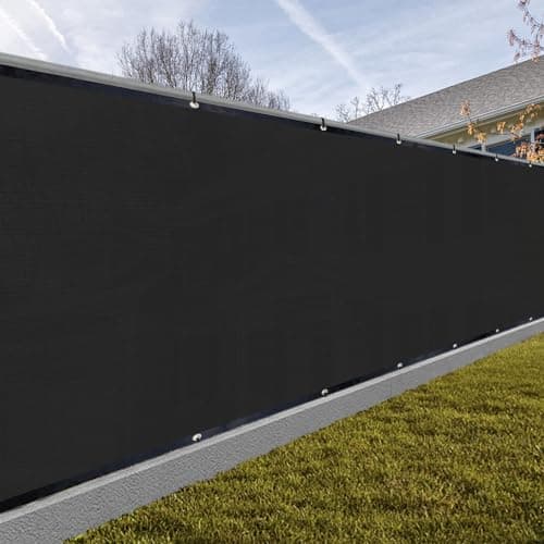 SUNNY GUARD 4’ x 20' Privacy Fence Screen, Heavy Duty HDPE Mesh