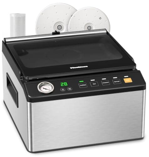 Mesliese 100kPa Chamber Vacuum Sealer, 6.3QT for Liquid Foods & Sous Vide