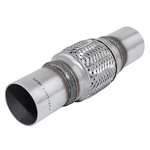 FORTLUFT Exhaust Flex Connector with Extension Pipes 1.75''x4.00''x8.00'' Stainless Steel