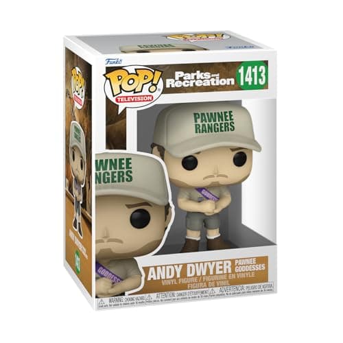 Funko POP! TV: Parks & Recreation - Andy Dwyer with Pawnee Goddesses Sash - Parks and Recreation - Collectable Vinyl Figure - Gift Idea - Official Merchandise - for Kids & Adults - TV Fans