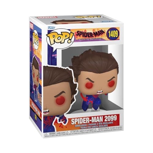 Funko POP! Marvel: Spider-Man Across The Spider-Verse - Spider-Man 2099 - Unmasked - Collectable Vinyl Figure - Gift Idea - Official Merchandise - for Kids & Adults - Movies Fans