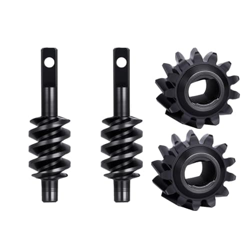 2PCS SCX30 Differential Worm Gear Set,Steel Differential Gears 12T 13T 14T 16T 18T for 1/30 Axial SCX30 RC Crawler Upgrades (13T)