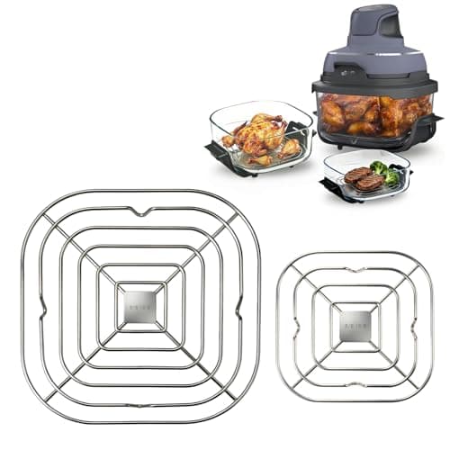 2PCS Stainless Steel Rack For Ninja Crispi Air Fryer FN101,18/8 stainless