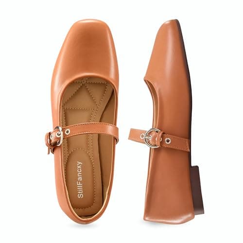 Leopard Flats for Women Mesh Ballet Flats Mary Jane Cheetah Print Shoes