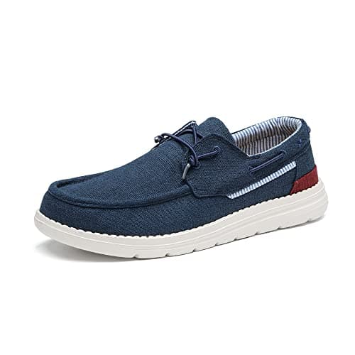 Bruno Marc Men's Slip-on Loafers Casual Boat Shoes,Size 6.5,Navy,SBLS223M