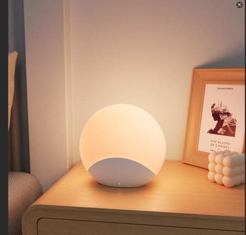 IYT Night Light for Baby,Kids Egg Light Stepless Dimming Touch Night Lamp,7 Colors Dimmable Eye Friendly Silicone Touch Lamp for Breast Feeding,Toddler Kids Bedroom Light,30 Min Hour Timer,BPA Free