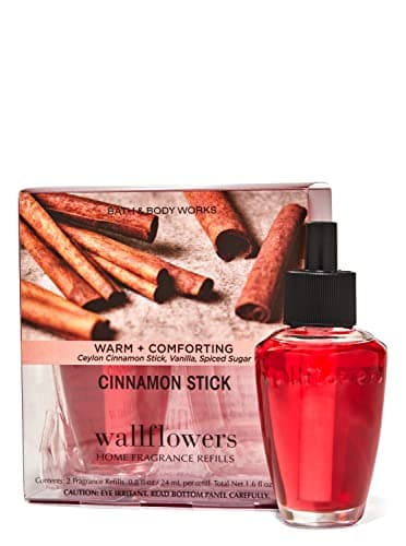 Bath & Body Works Cinnamon Stick Wallflowers Home Fragrance Refills, 2-Pack (1.6 fl oz total)