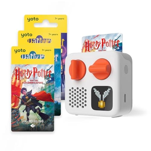 YOTO Mini (2024 Ed.) Kids Audio Player + Harry Potter Bundle 1-3, Ages 7+