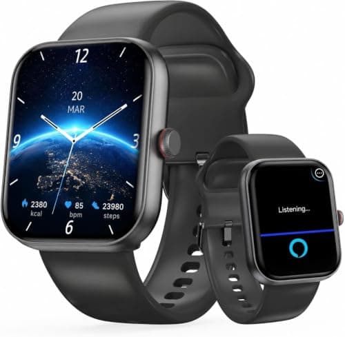 Smart Watch with Alexa Built-in,1.91"HD Fitness Tracker with Bluetooth Call