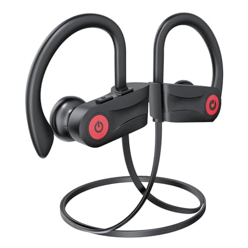 Boean Bluetooth Headphones, Wireless Headphones with 16 Hours Playtime Bluetooth 5.3 Wireless Earbuds HD Stereo Sound IPX7 Waterproof Earphones AI Music Generation Workout Headset for Running Sports