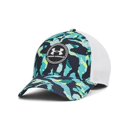 Under Armour Men's Iso-chill Driver Mesh, (005) Black / / White, Small/Medium