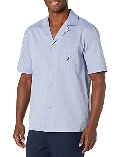 Anchor Woven Shirt Blue