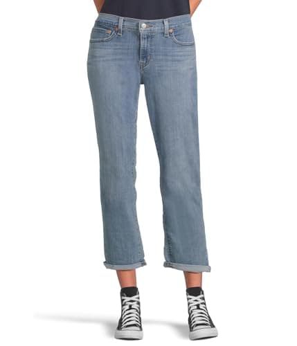 Levi's Women's New Boyfriend Jeans (Standard and Plus), Lapis Topic (Waterless), 33
