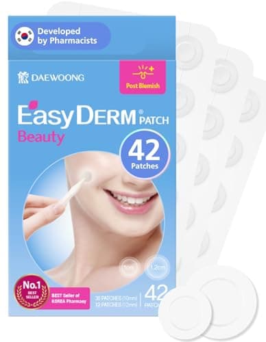 EasyDerm Beauty Hydrocolloid Pimple Patch 1 Pack(42ea) - Korean Acne Care