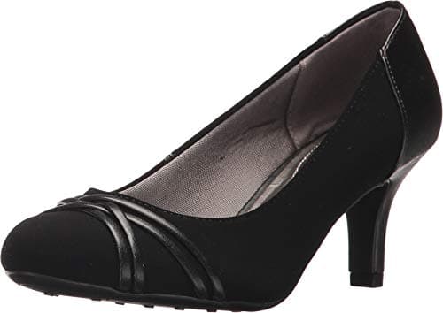 LifeStride Women's Pascal Dress Pump, Black, 8.5 M US