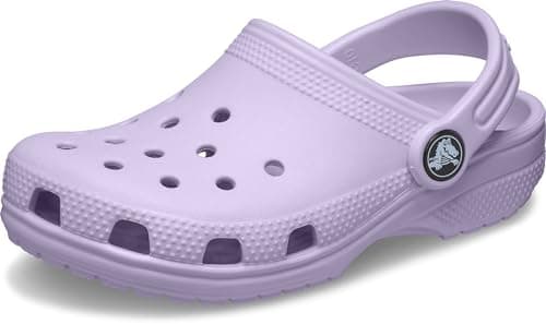 Crocs Unisex-Child Classic Clogs, Lavender/Lavender, 12 Little Kid US