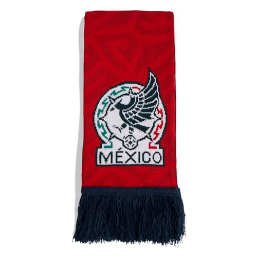 adidas Unisex-Adult Mexico Mexico Scarf, Bold Green/Aurora Ivy, No Size