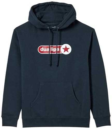 Dua Lipa, Logo Hoodie, Navy