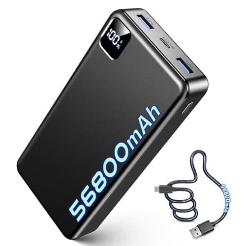 Portable Charger 56800mAh, 22.5W Fast Charging Power Bank with LED Display
